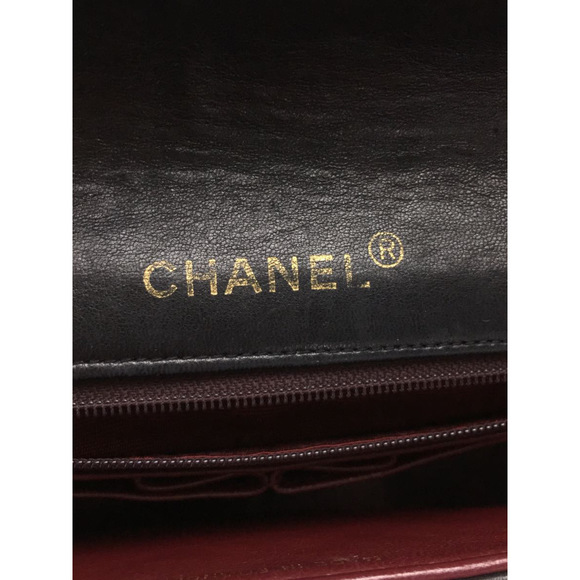 Chanel Labmskin Leather Chain Shoulder Bag Blacks - Picture 3 of 6